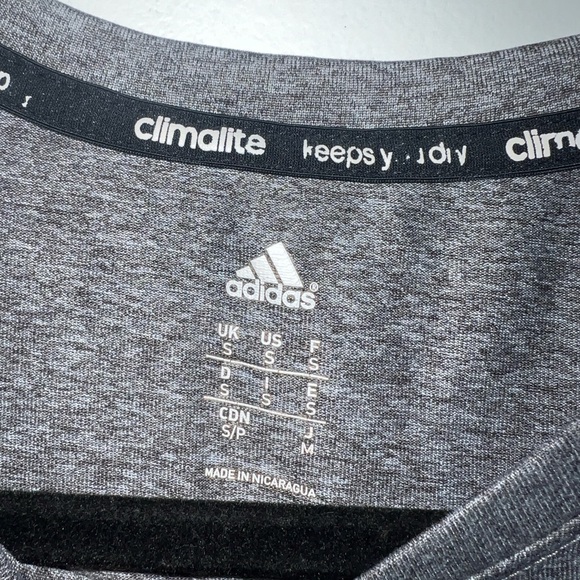 Adidas | Grey | Men’s Climacool Tee | Size Small - Picture 3 of 3